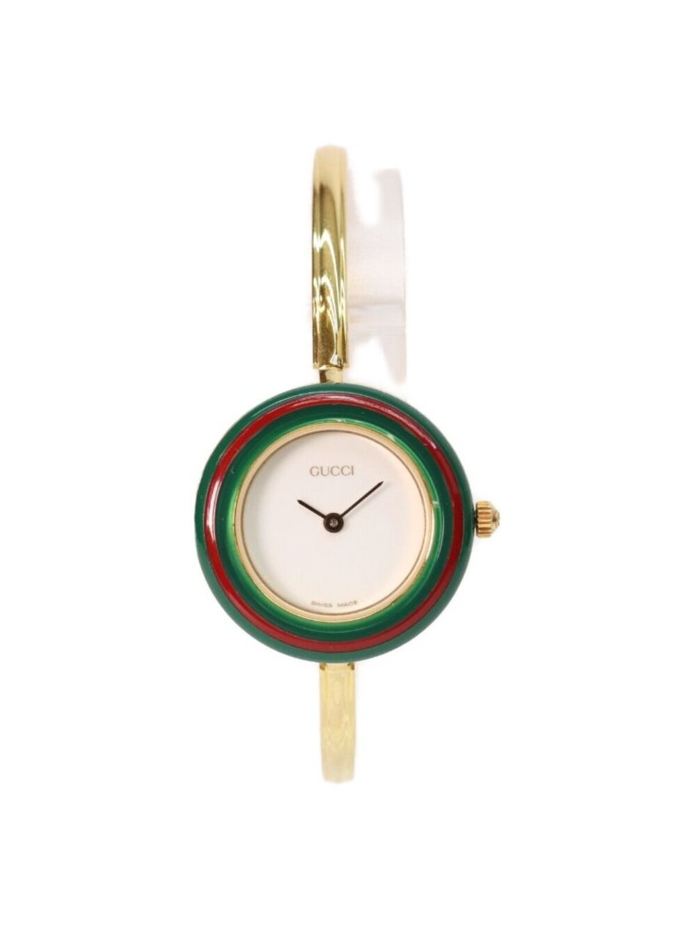 Gucci 11 12.2 Change Bezel Bangle Watch M Quartz